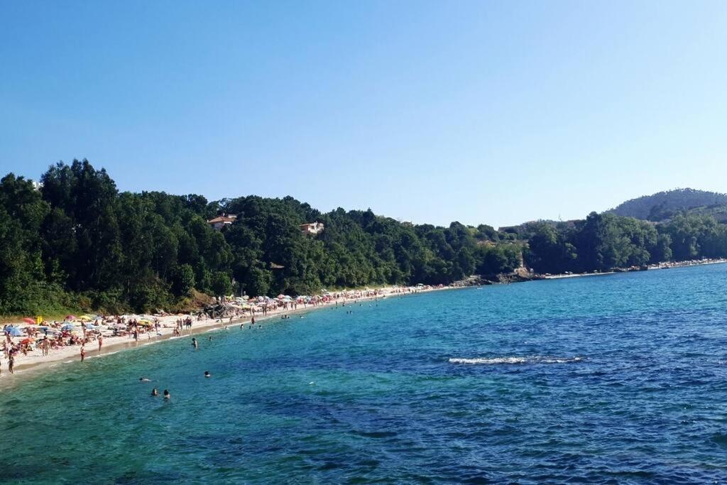 Piso Vistas Al Mar 2. Playa Aguete. Rias Baixas Apartman Marín Kültér fotó