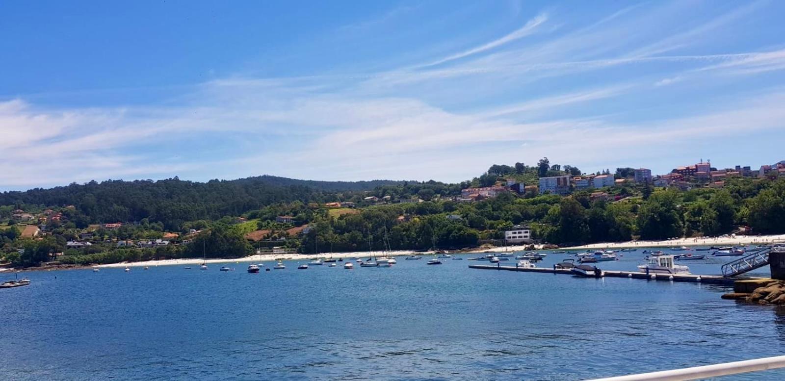 Piso Vistas Al Mar 2. Playa Aguete. Rias Baixas Apartman Marín Kültér fotó